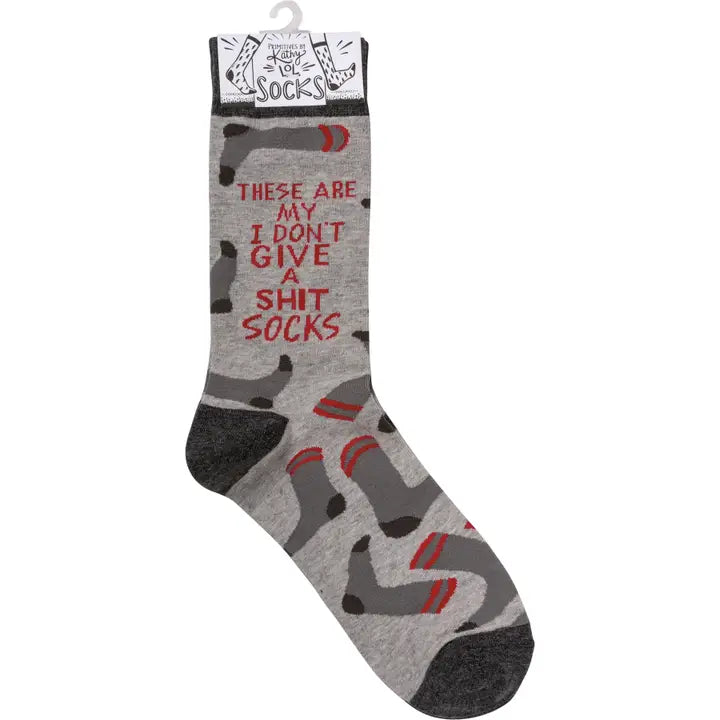 These are my I Don’t Give a Shit Socks
