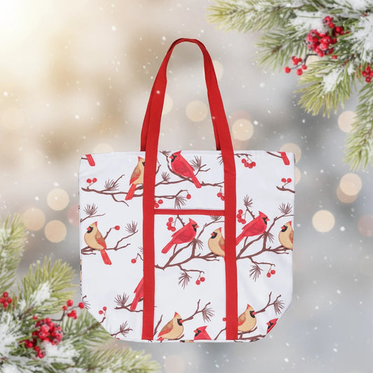 Insulated Zipper Tote Bag-Birchwood