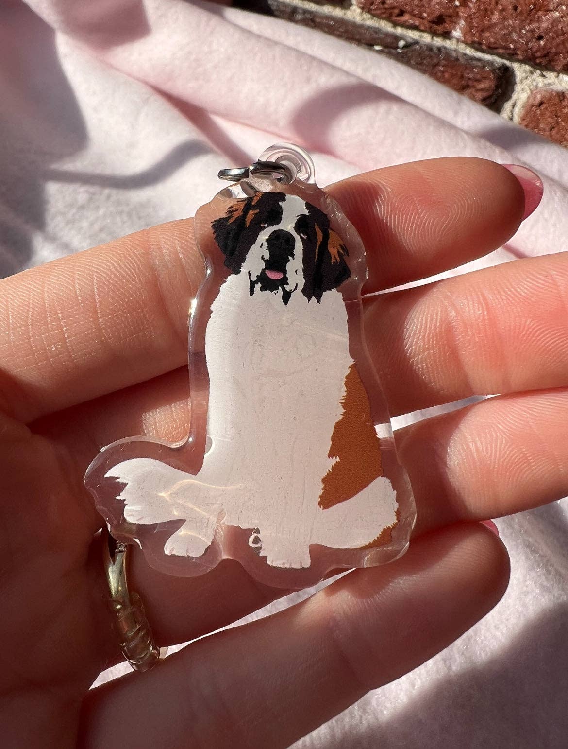 Saint Bernard Keychain