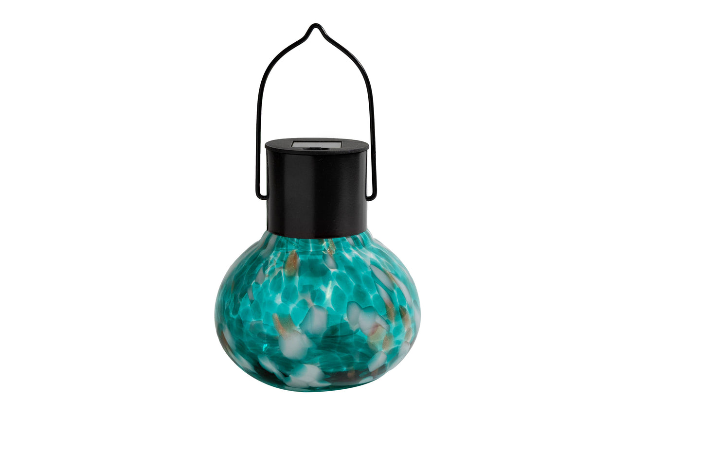 Art Glass Solar Lantern: Assorted Color