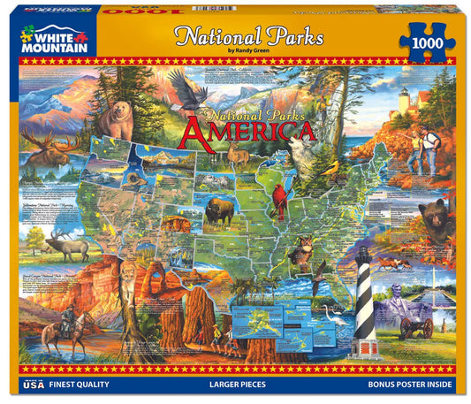 National Parks - 1000 Piece Jigsaw Puzzle