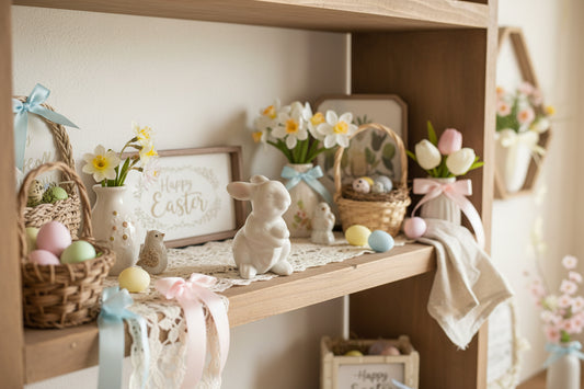 Assorted 2.75" White Porcelain Bunny