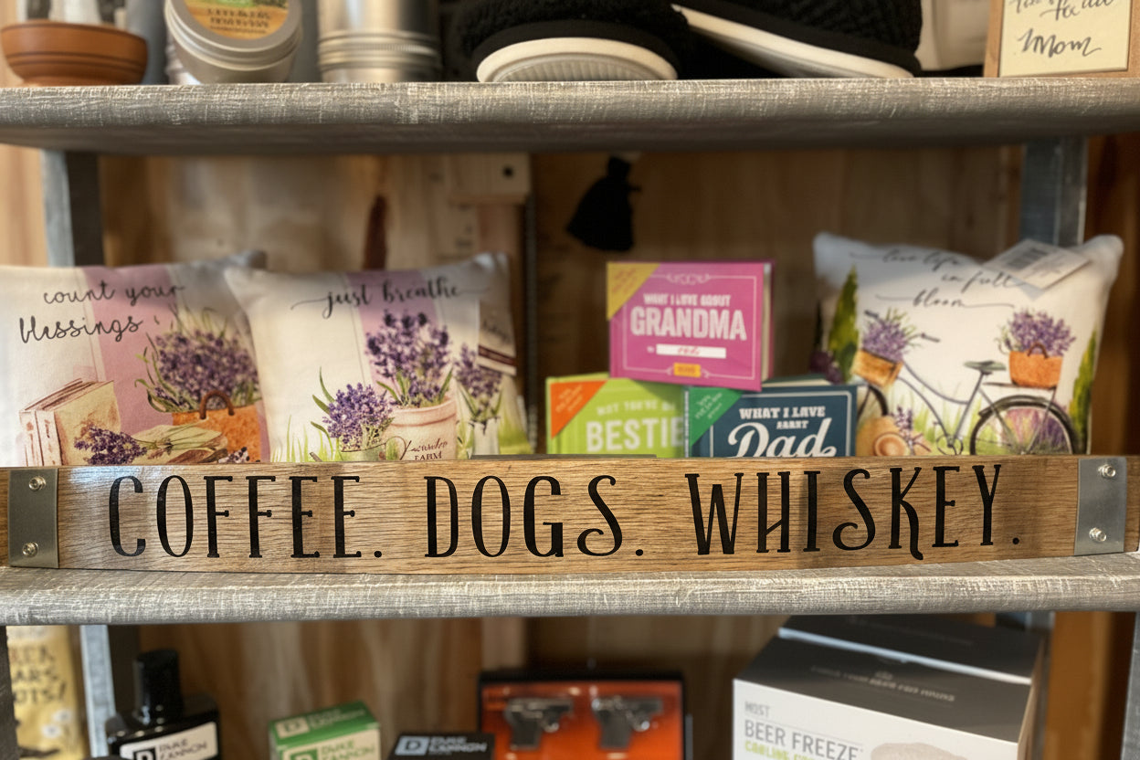Whiskey Barrel Sign
