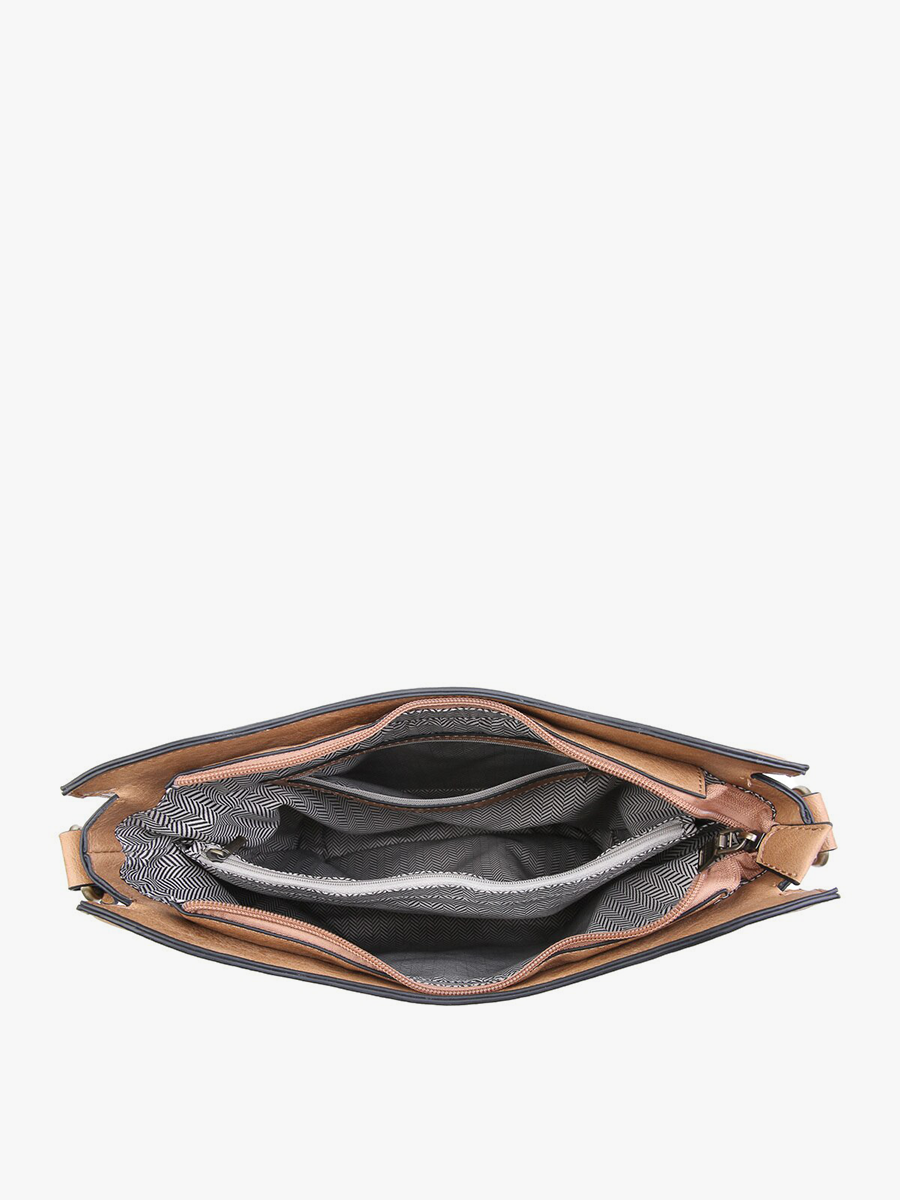 Nina Whipstitch Crossbody Bag | M1888 : Mustard
