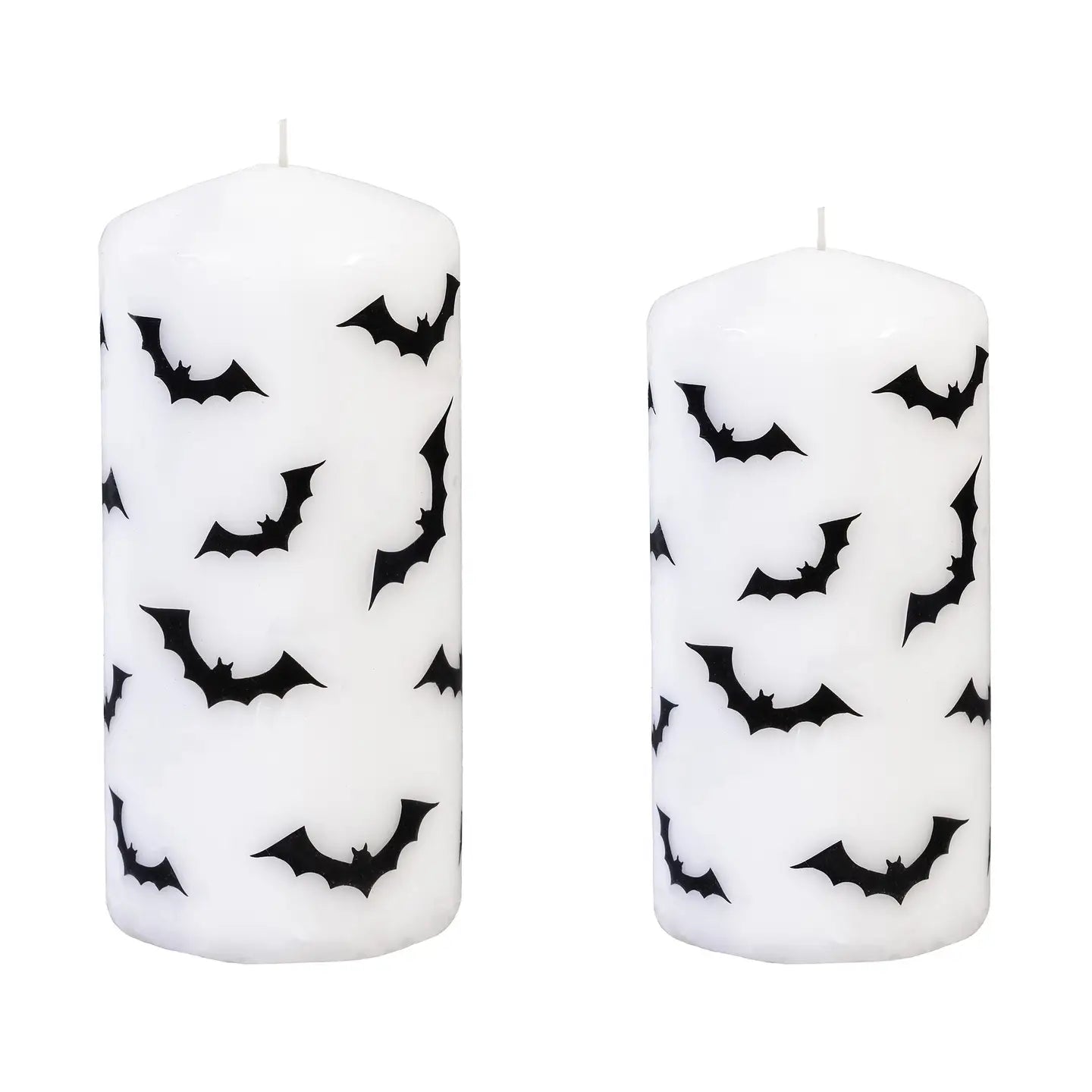 Halloween Bat Pillar Wax Candle