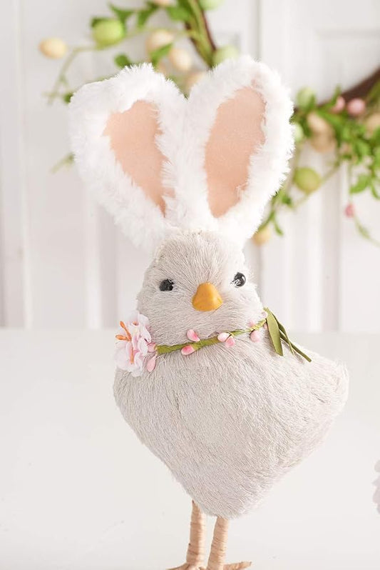 Gray Chick With Bunny Ears