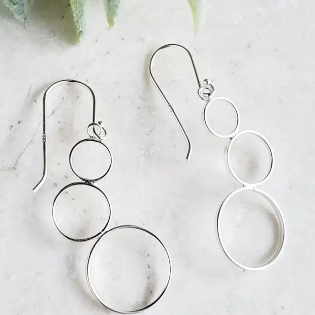 Sulfur Bubble Cluster Earrings