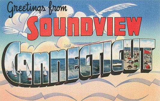 Postcard CT-289 Greetings from Soundview