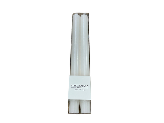 White Taper Candle