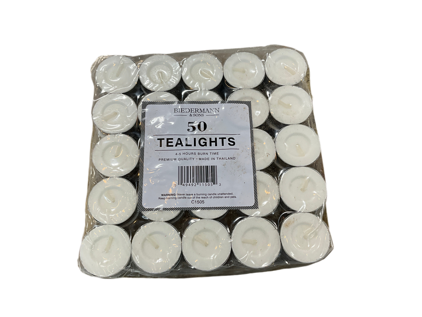 Metal Cup Tealight Candles