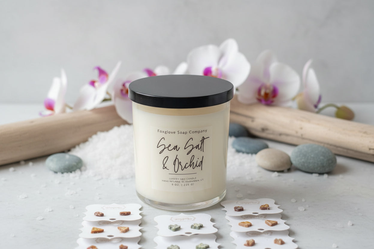 Tumbler Candle - Sea Salt & Orchid