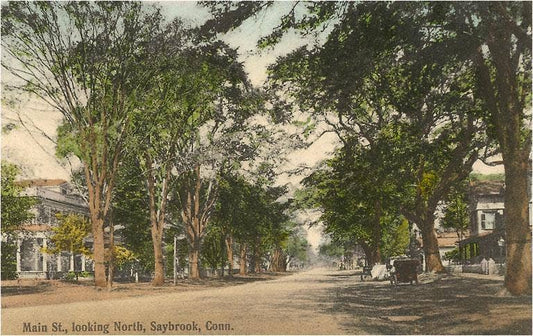 Postcard CT-172 Main Street, Saybrook