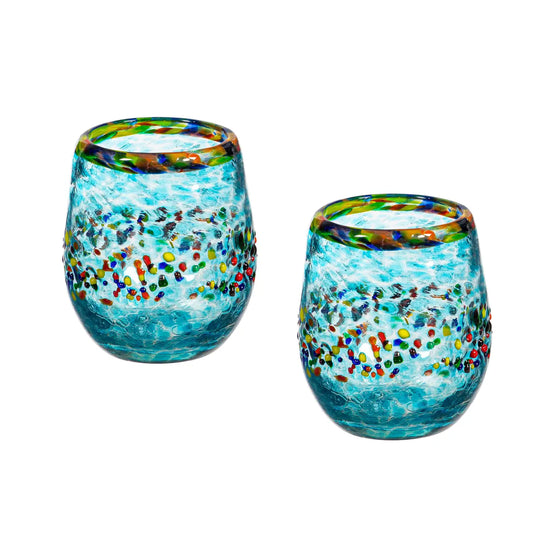 Aqua Del Sol Stemless Glass
