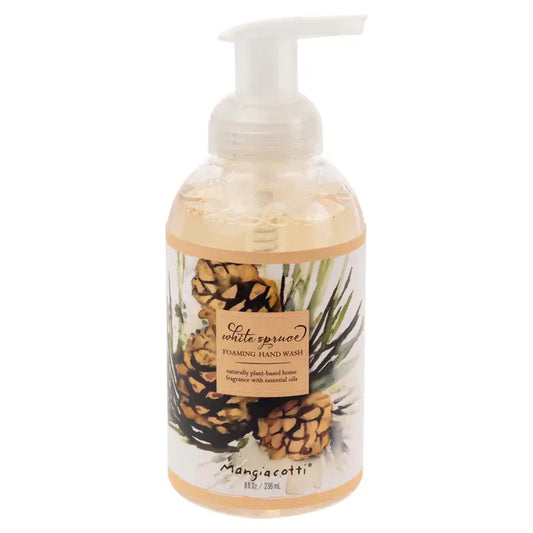 White Spruce Foaming Hand Wash 17 oz. Mangiacotti Christmas
