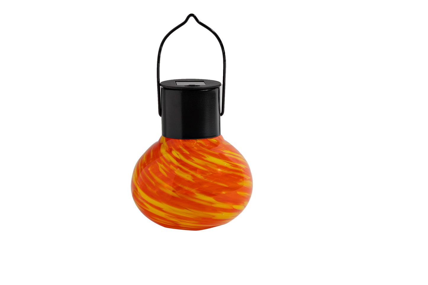 Art Glass Solar Lantern: Assorted Color