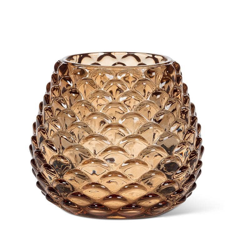 Medium Pinecone Tealight: Green
