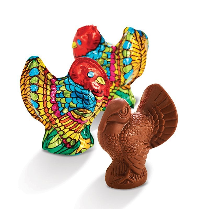 Foiled Milk Chocolate Turkeys