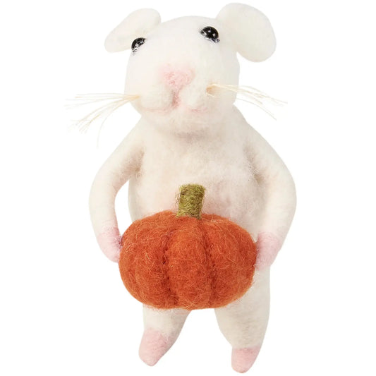 Mouse with Pumpkin Critter