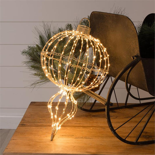 LED Foldable Lighted Finial Ornament