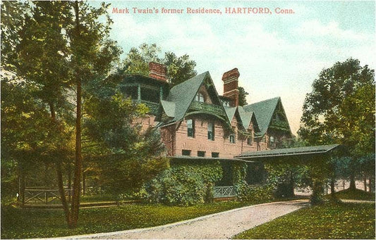Postcard CT-115 Mark Twain House, Hartford