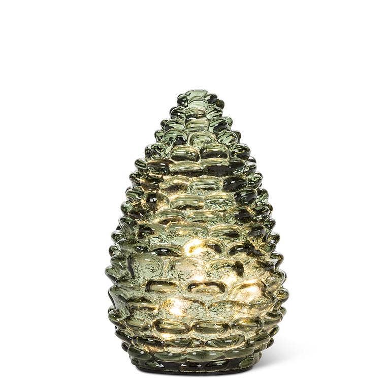 Medium Pinecone LED Light: Amber