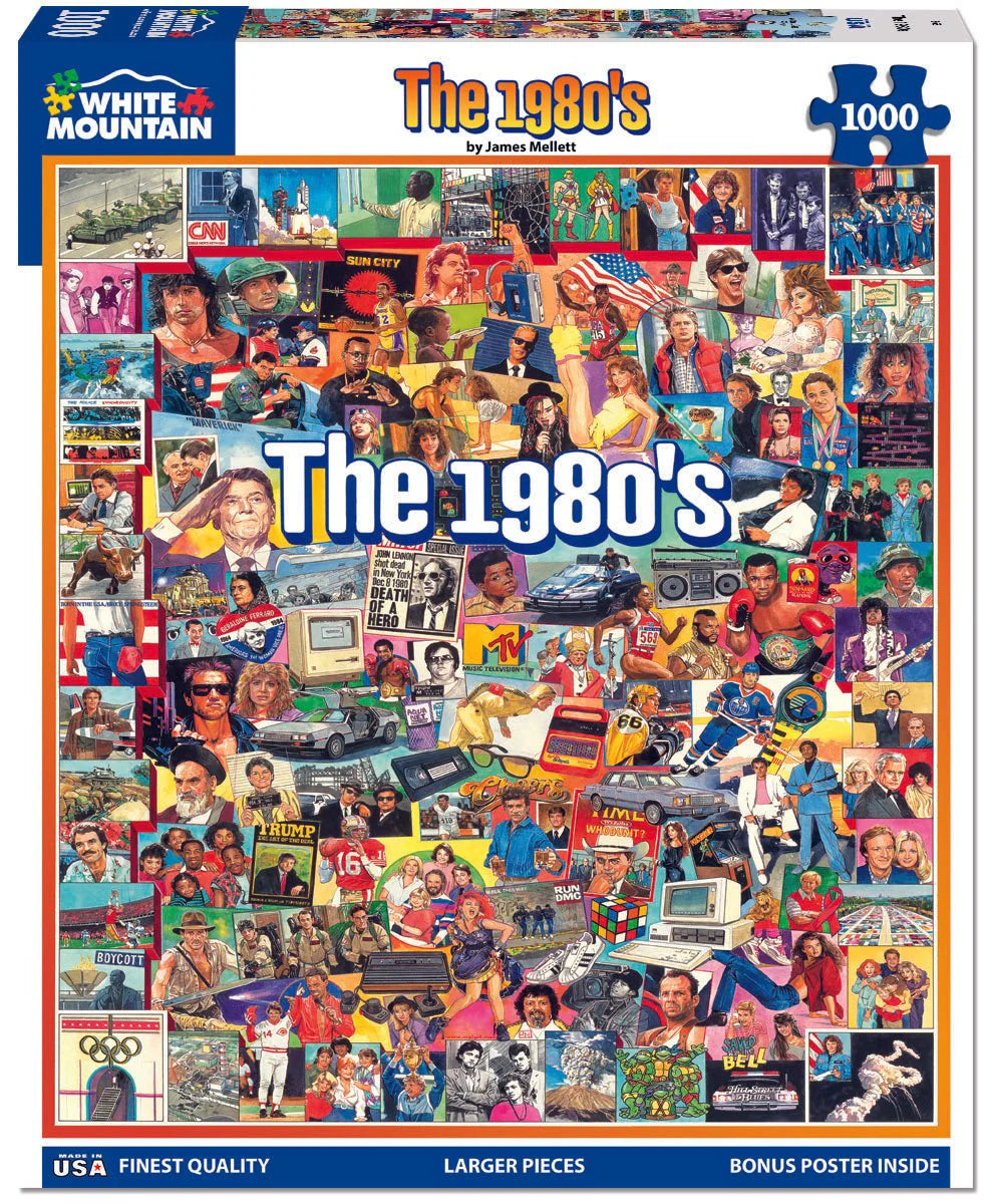 The Eighties - 1000 Piece Jigsaw Puzzle
