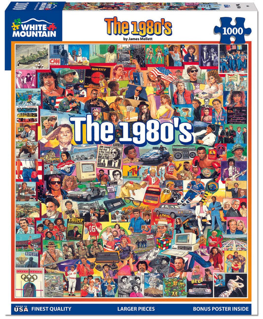The Eighties - 1000 Piece Jigsaw Puzzle