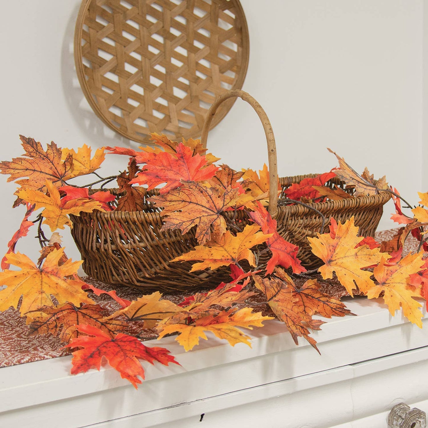 Fall Maple Leaf Garland, 8ft