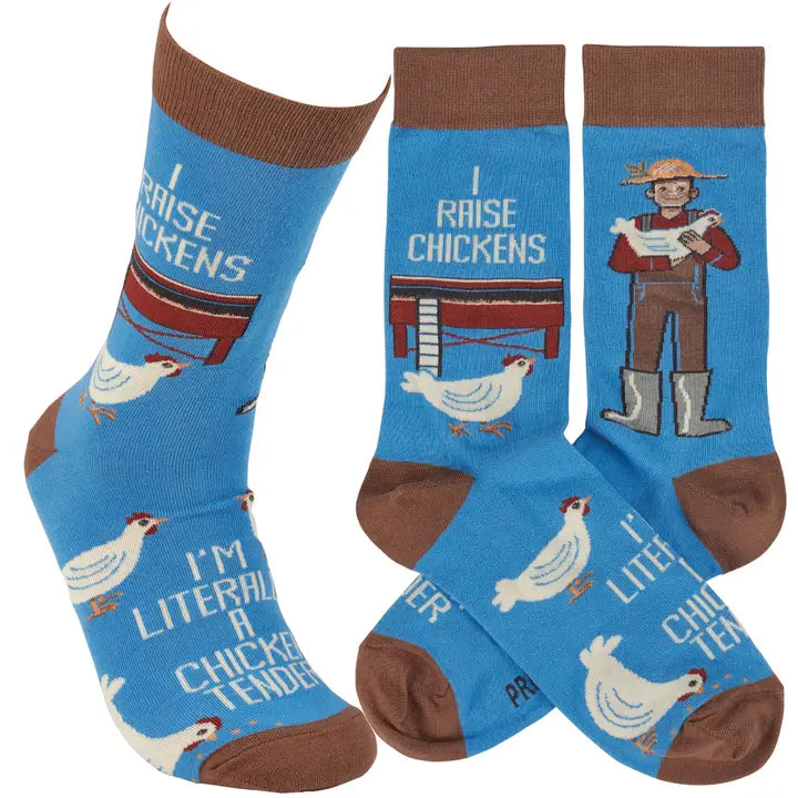 I Raise Chickens-Socks