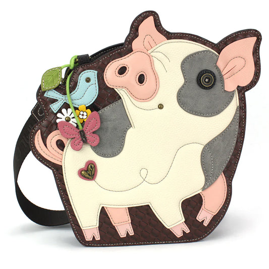 Chala - Novelty Purse - Spotted Pink Pig