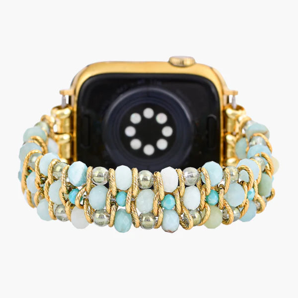 Amazonite Dream Braided Apple Watch Strap-Small