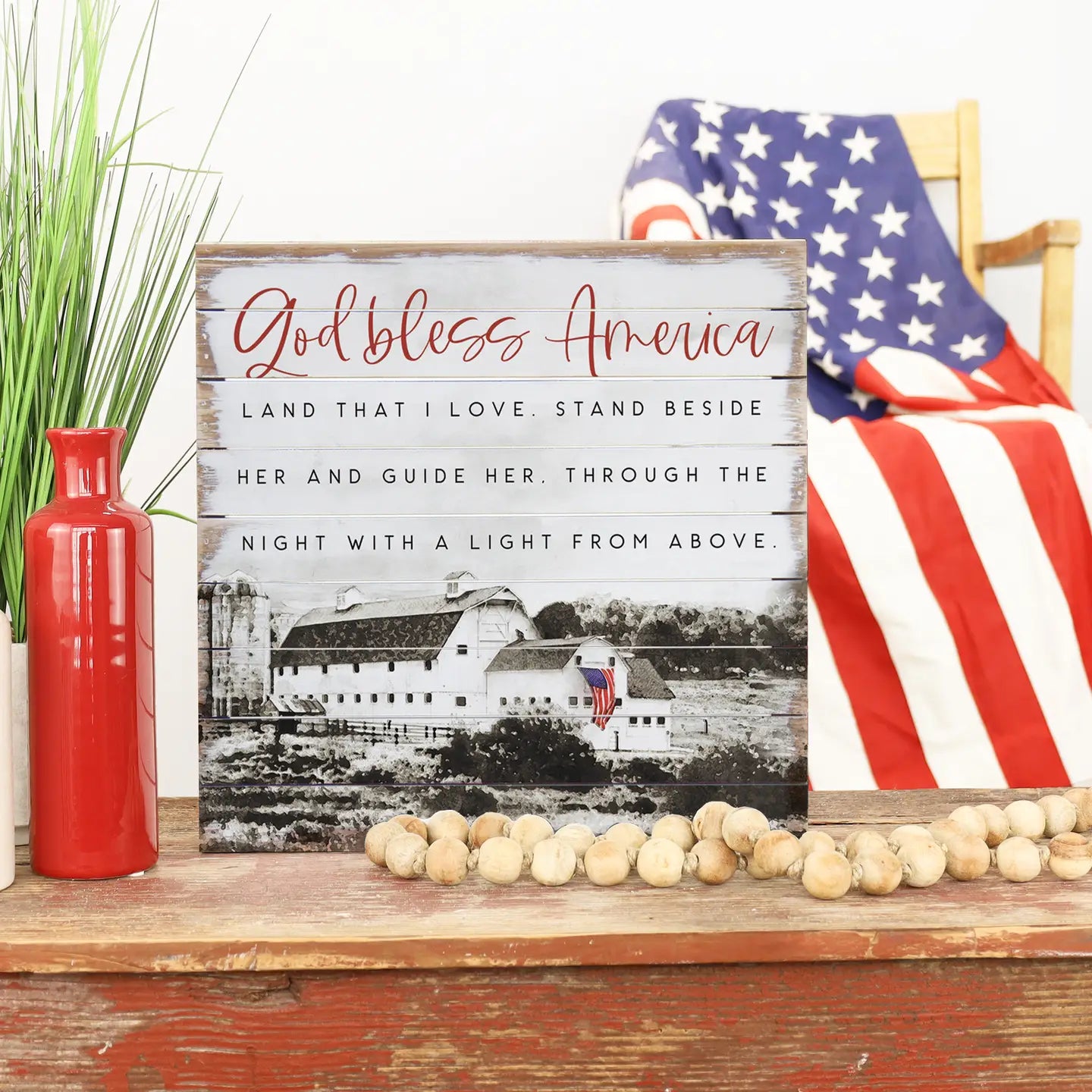 God Bless America Sign