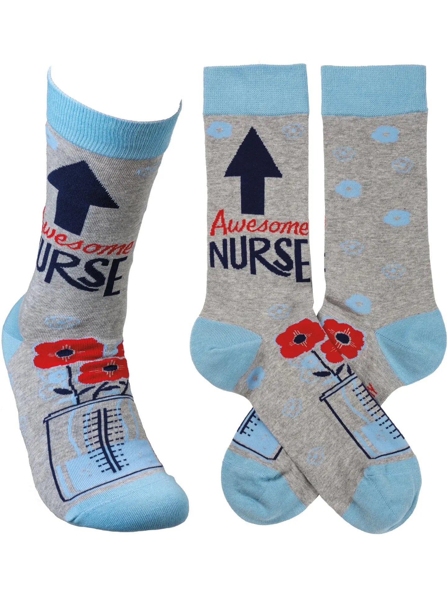 “Awesome Nurse” Socks