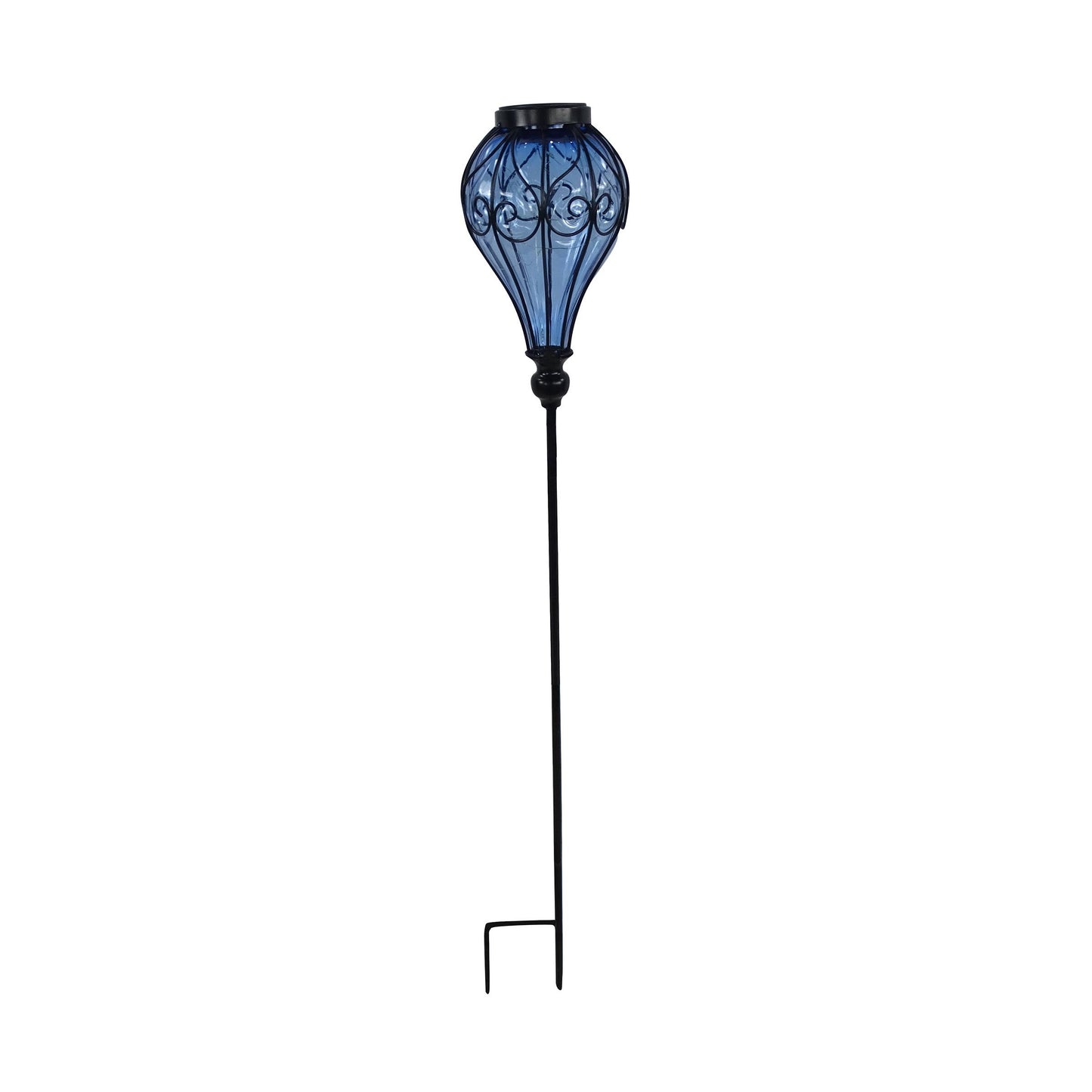 Solar Hot Balloon Garden Stake with LED- Asstd Display of 6