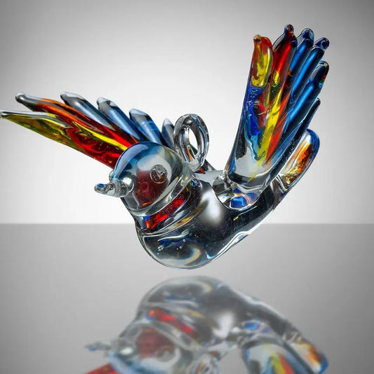 Small Bird - Yellow, Red and Blue
