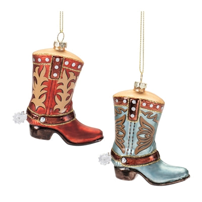 Cowboy Boot Ornament (Each)