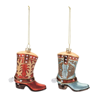 Cowboy Boot Ornament (Each)
