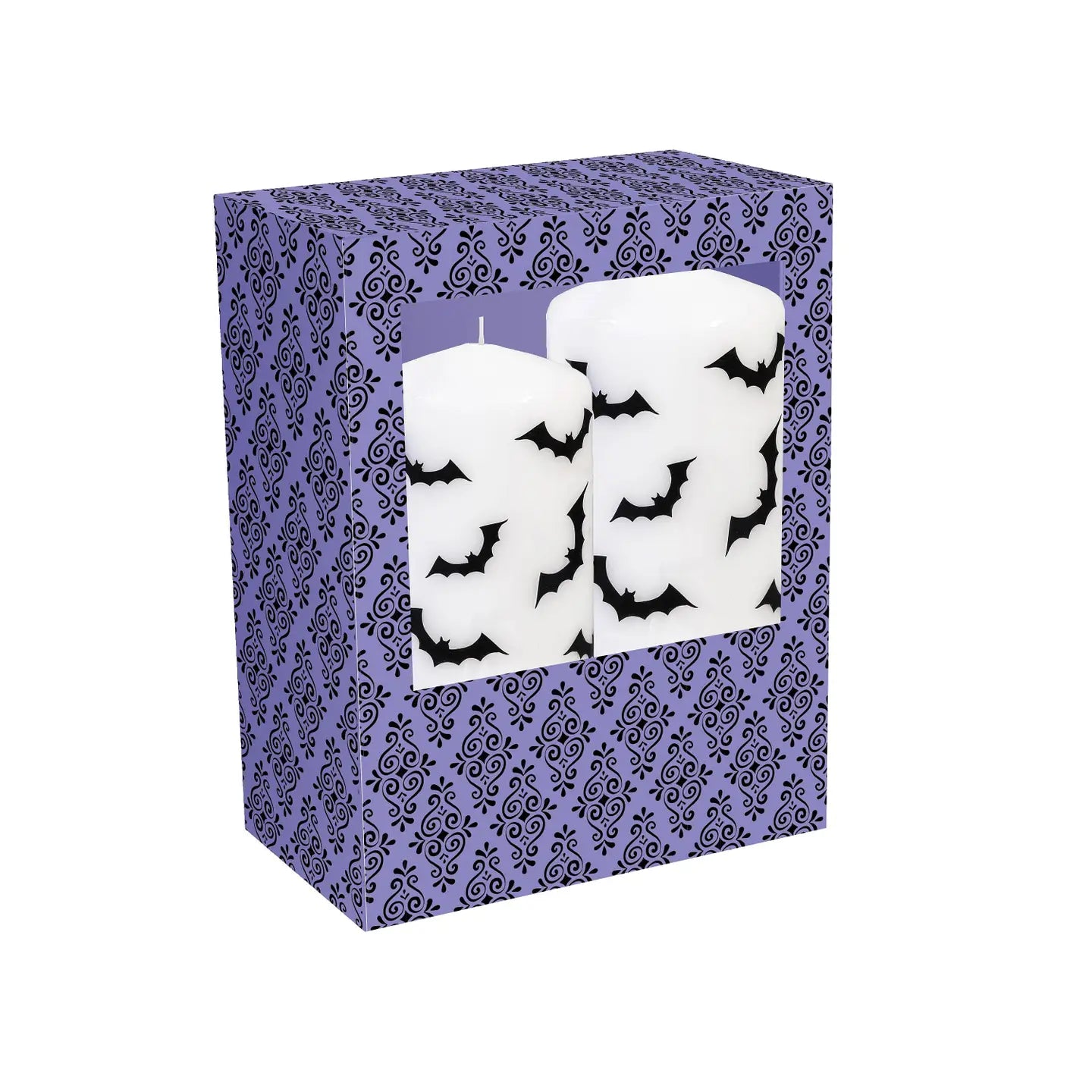 Halloween Bat Pillar Wax Candle