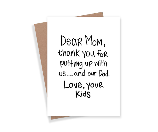 Dear Mom Card