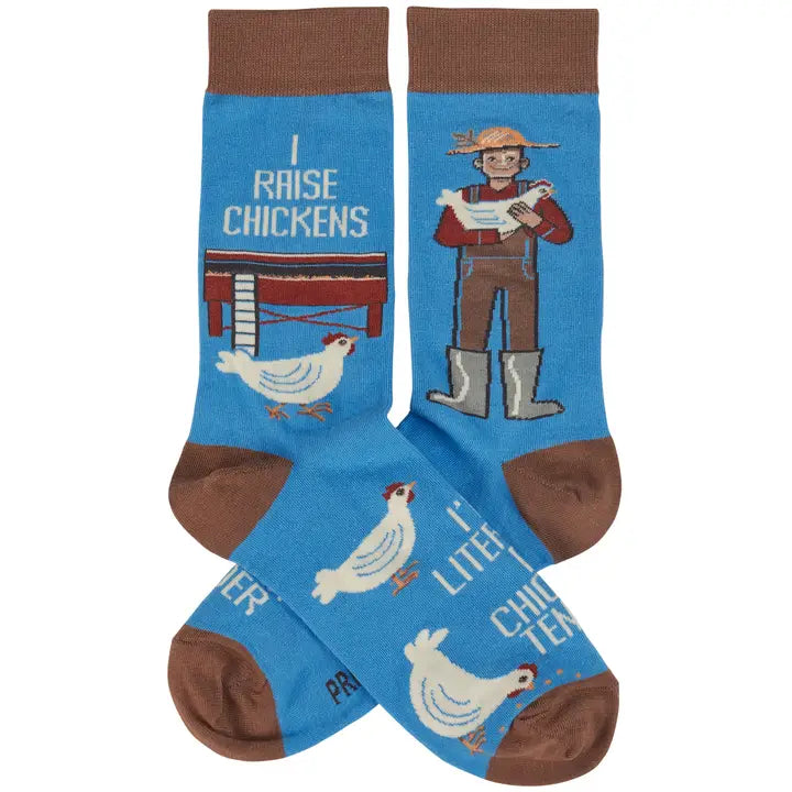 I Raise Chickens-Socks