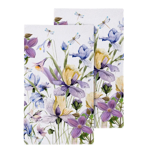 Golden Lilac Quick Dry Kitchen Towel