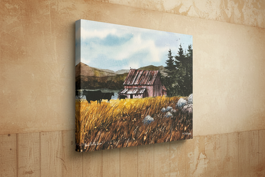 Back to the Barn Canvas