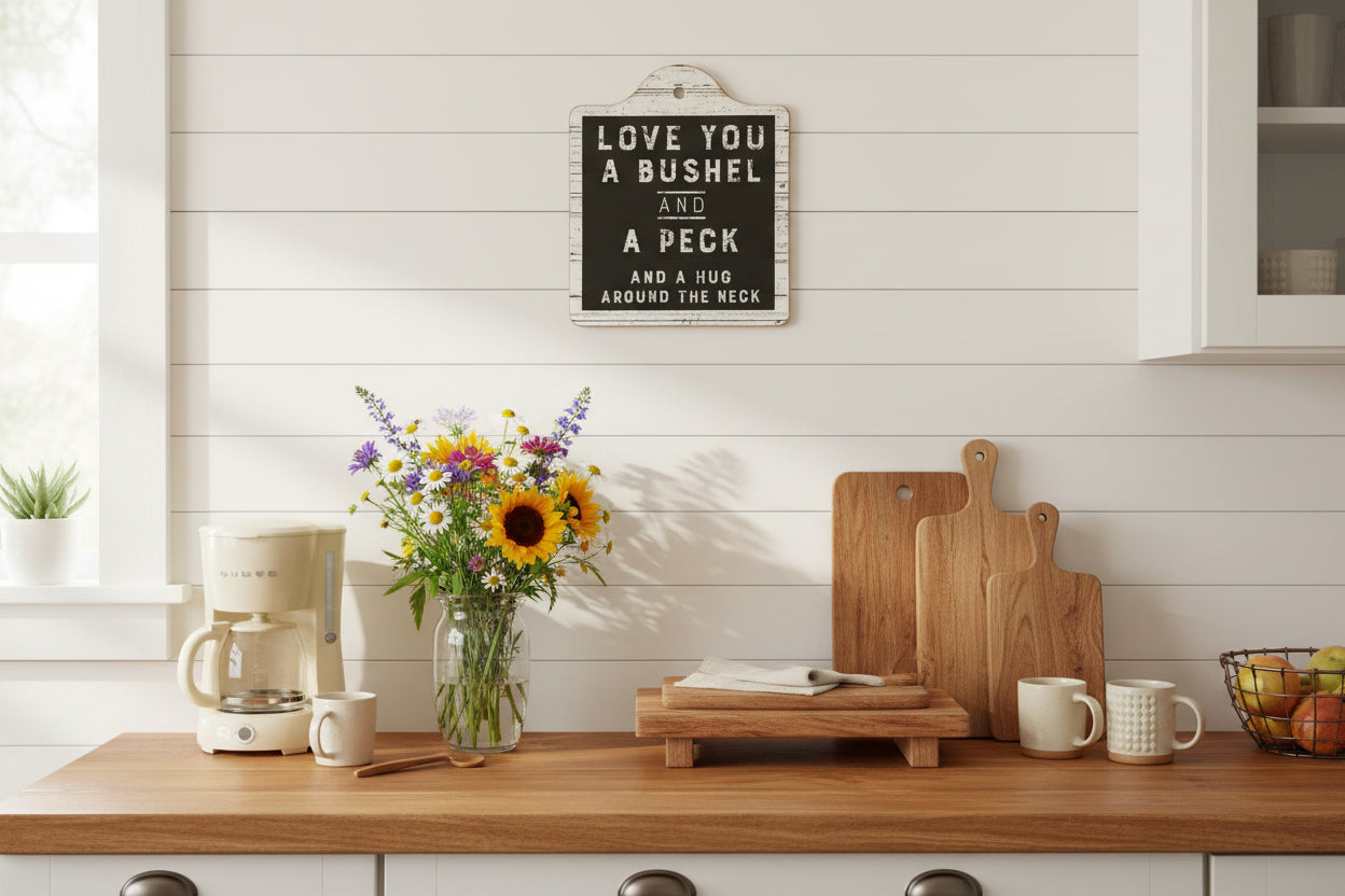 Bushel and a peck trivet