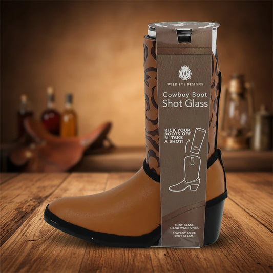 Tan Leather Cowboy Shooter