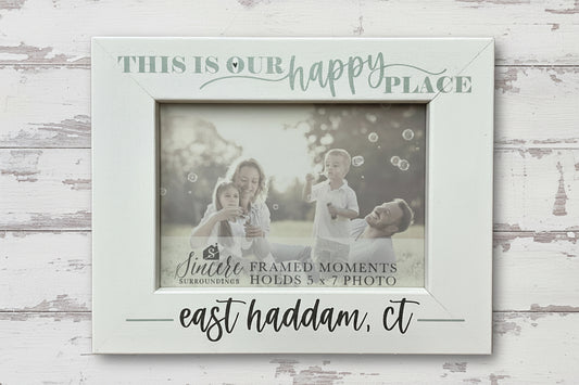 Our Happy Place Frame - East Haddam, CT