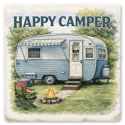 Happy Camper Coaster