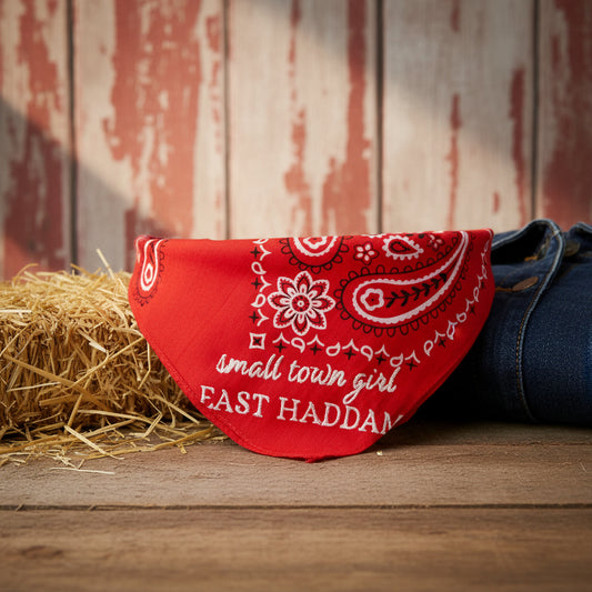 Red - Small Town Girl "East Haddam" Bandana