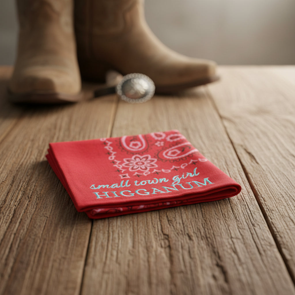 Red - Small Town Girl "Higganum" Bandana