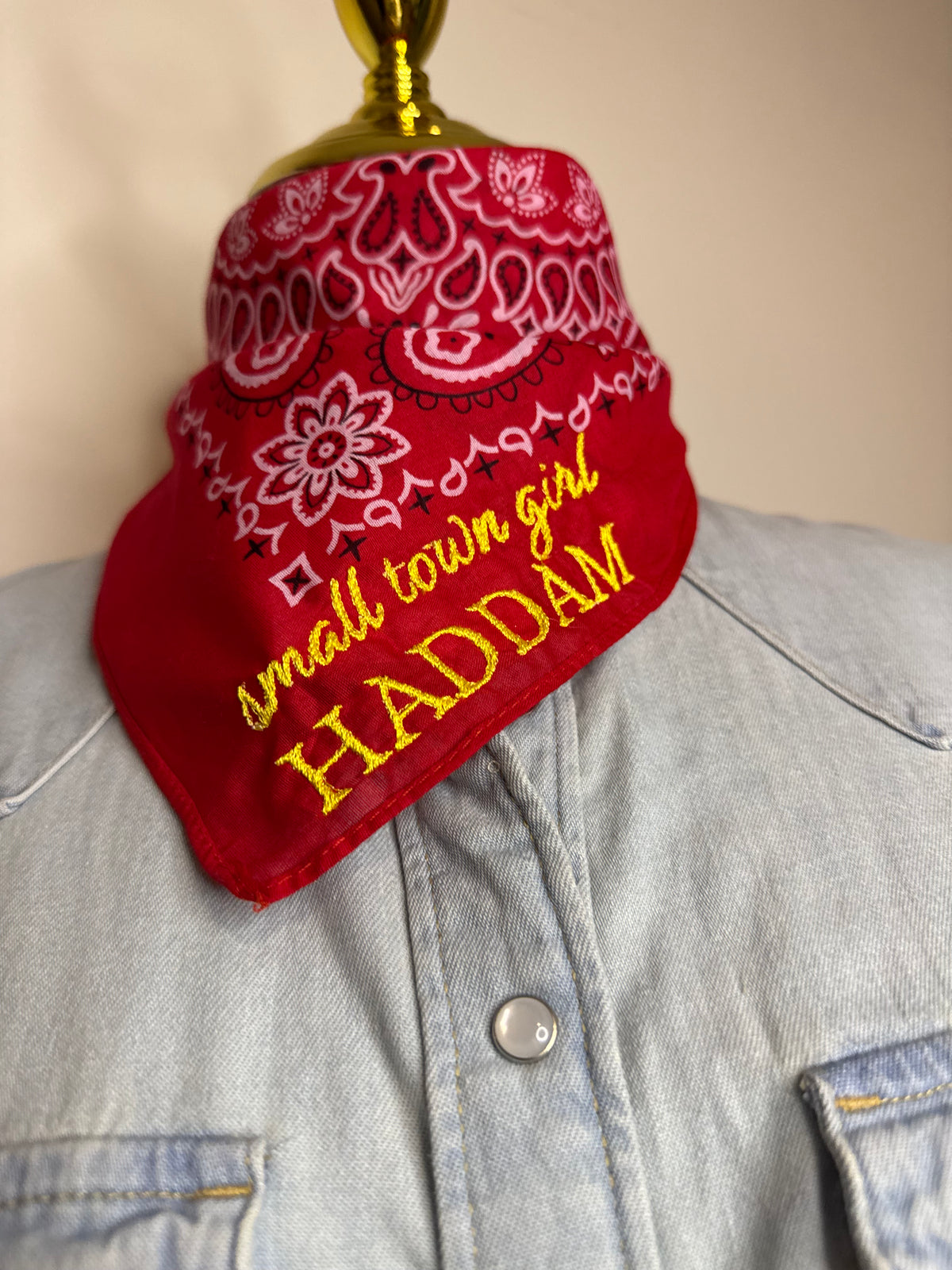 Red - Small Town Girl "East Haddam" Bandana