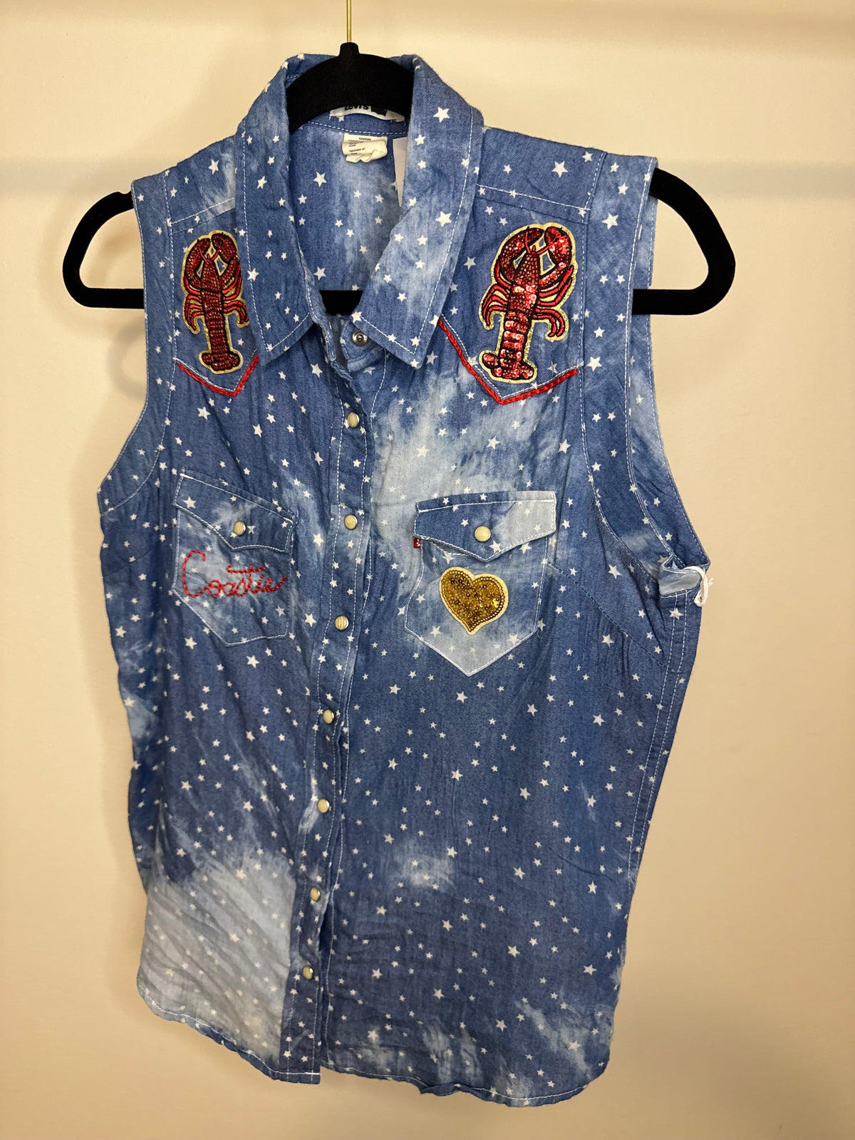 Levi's "Western Lobster" Coastie Sleeveless Shirt - M